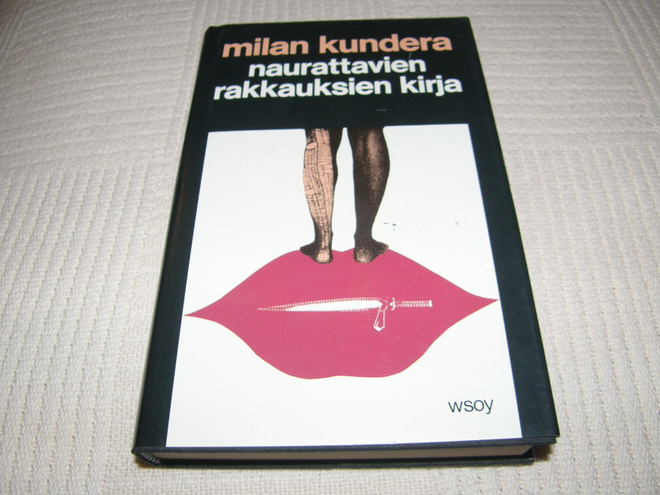 Milan Kundera Naurettavien rakkauksien kirja  -sid