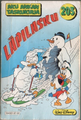 Aku Ankan Taskukirja 203 Läpilasku (1p. 1997)