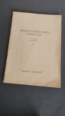 Jämsä kunnallinen yhteiskoulu 1969-70 - KATSAUS
