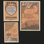 Saksa Notgeld 10, 25, 50 Pfg, Neukalen 1922 - pikkukuva 2