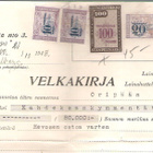Velkakirja, hevosen ostoa varten, 1948, laina maksettu. - pikkukuva 2