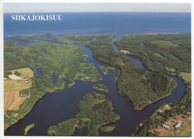 Siikajoki Siikajokisuu, ilmakuva 1995
