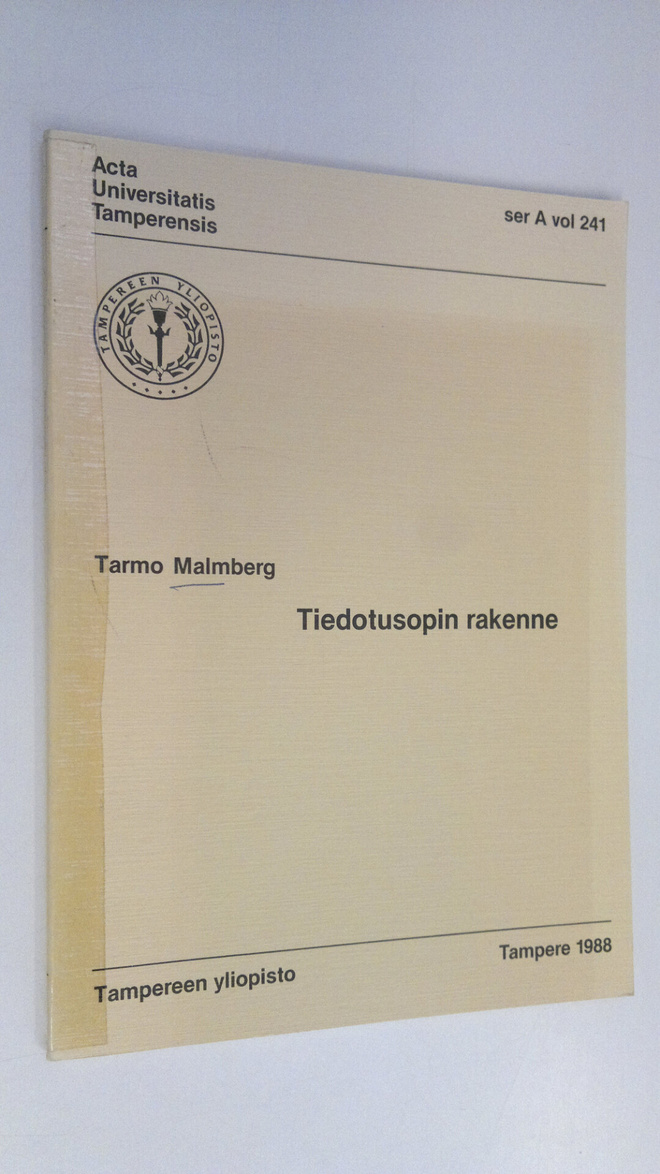 Tarmo Malmberg : Tiedotusopin rakenne
