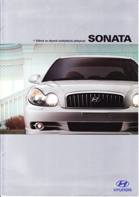Hyundai Sonata -esite, 2002