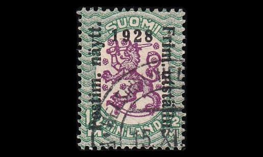 138 o Postimerkkinäyttely 1 1/2 mk (1928)