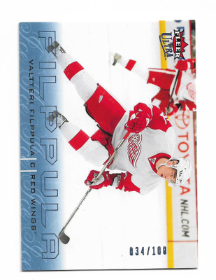 2009-10 Fleer Ultra Ice Medallion /100 #56 Valtteri Filppula
