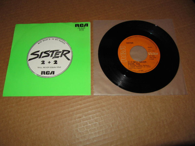 Sister 7" 2+2 (Will Never Equal You,PS v.1978 MINT-/MINT-