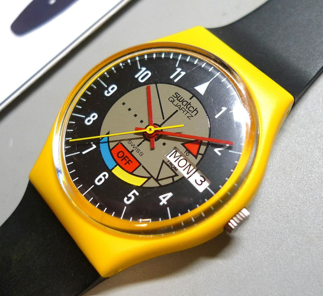 SWATCH GJ700 Yamaha Racer vuodelta 1985