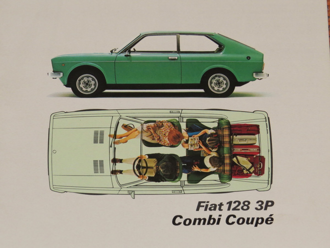1975 Fiat 128 3P Berlinetta esite - KUIN UUSI - 16 sivua