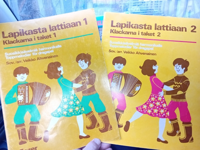 Ahvenainen : Lapikasta lattiaan 1-2 ( SIS POSTIKULU )