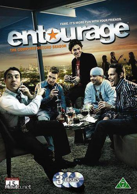 ENTOURAGE KAUSI 2 ( 3 x dvd ) ja kausi 3 osa 2 ( 2 dvd)