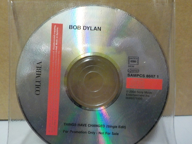 BOB DYLAN - THINGS HAVE CHANGED SAMPCS 8607 1 CDS