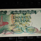 Indonesia 500 Rupiah 1982 P121 UNC- - pikkukuva 1