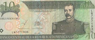 Dominikaaninen tasavalta 10 pesos 2003