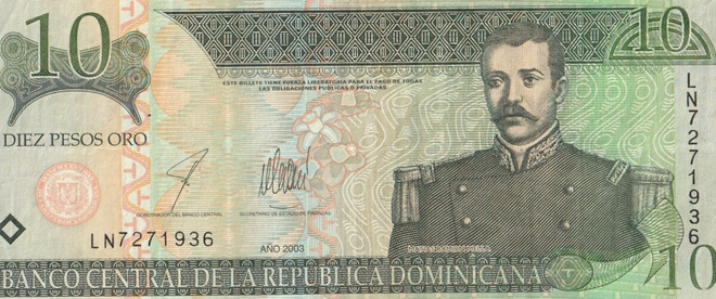 Dominikaaninen tasavalta 10 pesos 2003