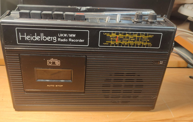 Retro Heidelberg radio recorder model 116