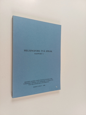 Helsingfors två språk - rapport 1