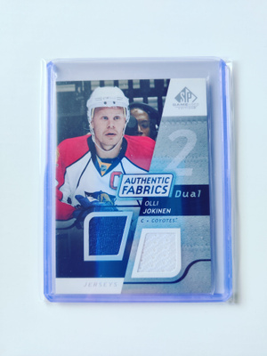 Olli Jokinen 08-08 SP Game-Used Authentic Fabrics