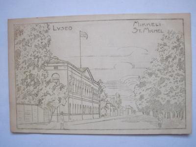VANHA Postikortti Mikkeli 1900-l