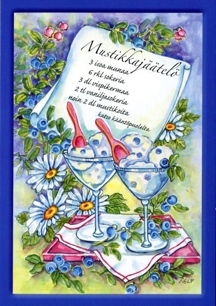 Ingrid Elf, Mustikkajäätelö, käyttämätön