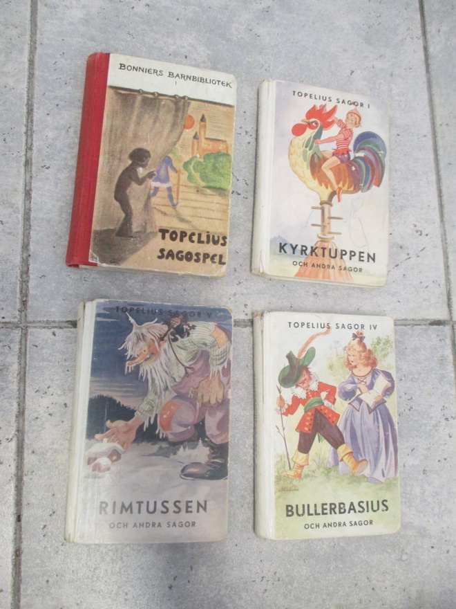 4 vanhaa lastenkirjaa vuosilta 1931 ja 1944
