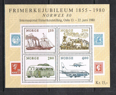 Norja 1980 - Norwex 80 blokki ++