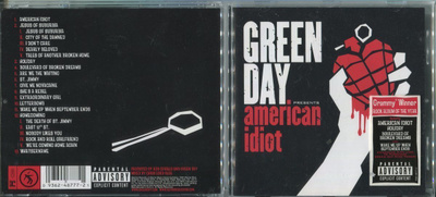 GREEN DAY . CD-LEVY . AMERICAN IDIOT