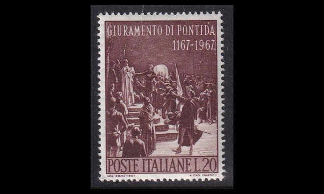 Italia 1242 ** Pontidan vala 800v (1967)