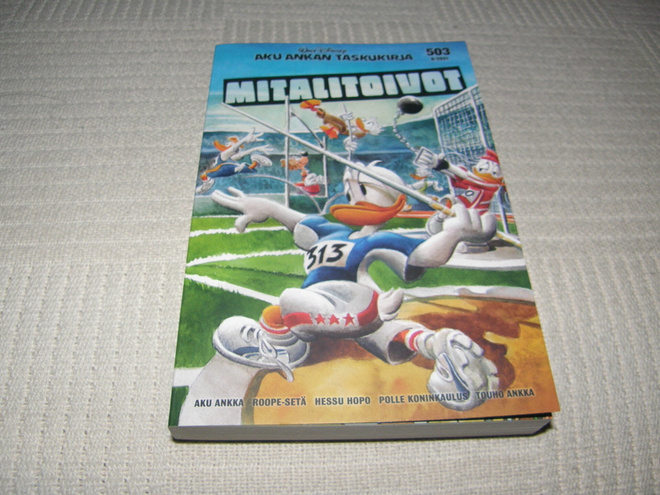 Walt Disney Aku Anka taskukirja 503 Mitalitoivot