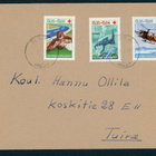 FDC 1966 Punainen Risti ( PR ) TUIRA-leimalla - pikkukuva 1