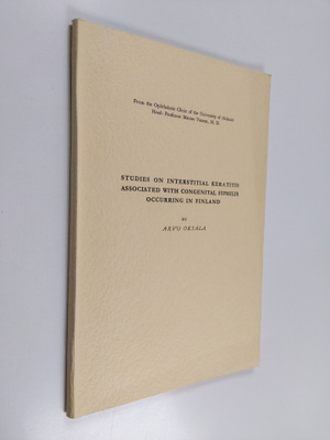 Arvo Oksala : Studies on Interstitial Keratitis Associate...