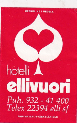 Hotelli ellivuori, Karkku    3/16
