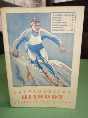 Käsiohjelma : Salpausselän hiihdot 1948 ( SIS POSTIKULU)