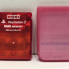 PS2 - Hori 8MB Memory Card (Red Checkered) - pikkukuva 1