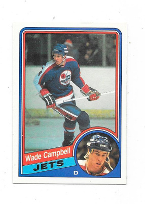 1984-85 OPC #336 Wade Campbell , Winnipeg Jets