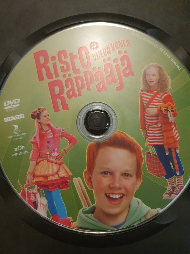 Risto Räppääjä ja viileä Venla dvd ohjelma