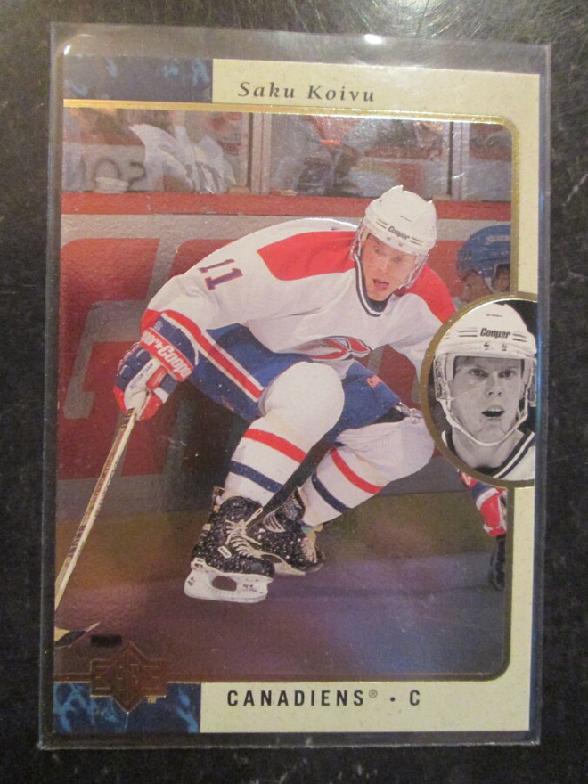 SAKU KOIVU JÄÄKIEKKOKORTTI NHLCANADIENS . C