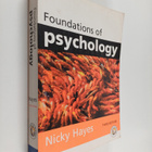 Nicky Hayes : Foundations of psychology - pikkukuva 1