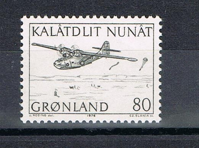 Grönlanti 1976 - Postilentokone Catalina ++
