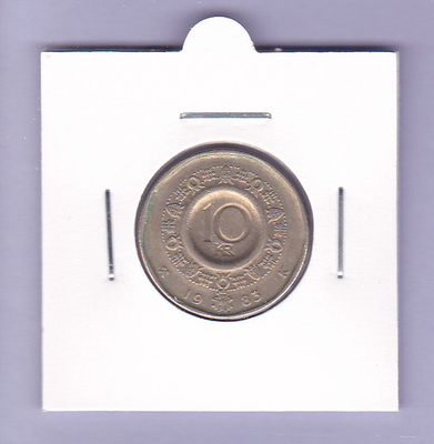 Norja 10 Kroner v.1983 KM#427