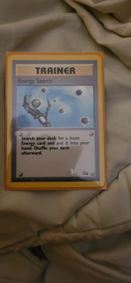 Energy Search 59/62 Fossil Set card