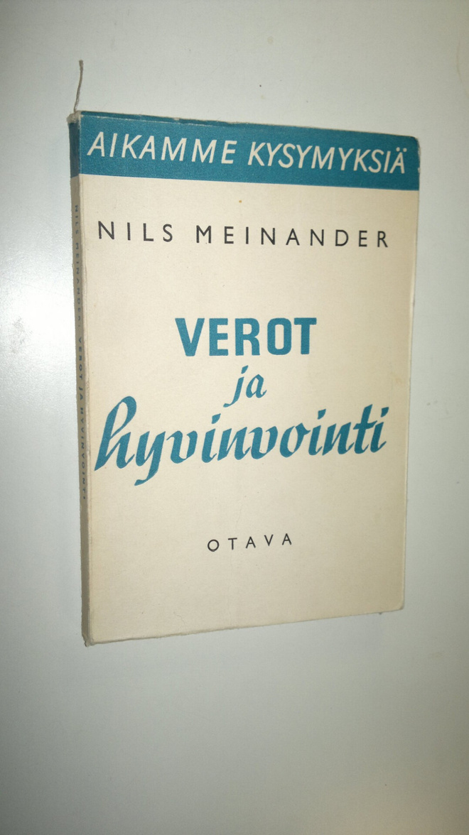 Nils Meinander : Verot ja hyvinvointi