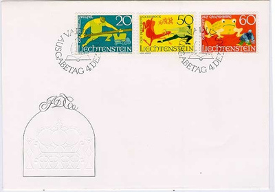 Lichtenstein Mi 518-20 FDC