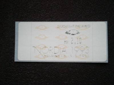 ATM12M5L0 - Nordia 1993 2,10 mk ** - LaPe 5 €