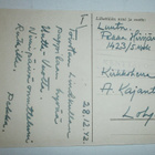 Karjala, tsasouna ja Yrjö Jylhän runo, Kenttäpostia 1942 - pikkukuva 2