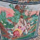Ryijy vuodelta 1955/ 170 cm x 158 cm romanttinen - pikkukuva 1