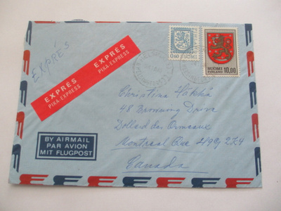 1985 Hki pikalentopostikuori Kanadaan