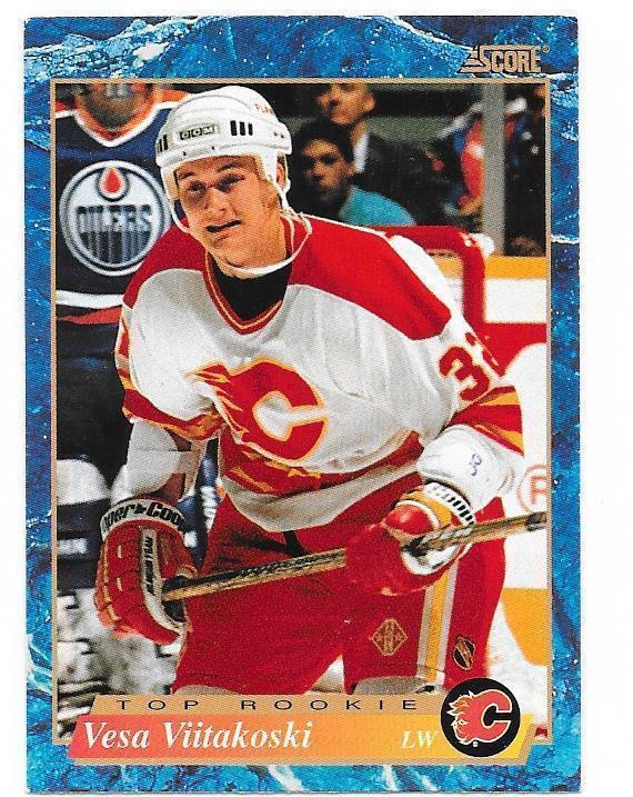 1993-94 Score #622 Vesa Viitakoski Calgary Flames RC
