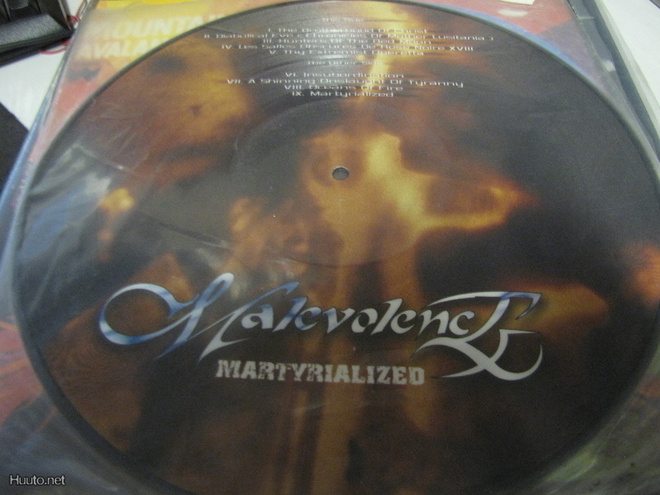 MALEVOLENCE - MARTYRIALIZED LP KUVALEVY UUSI+