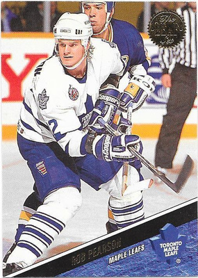 1993-94 LEAF #174 Rob Pearson Toronto Maple Leafs gooni